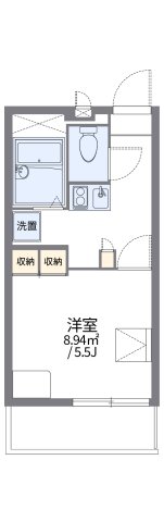 神戸市灘区浜田町(阪神本線新在家)のマンション賃貸物件 間取画像