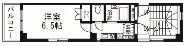 神戸市灘区城内通(JR東海道本線(近畿)灘)のマンション賃貸物件 間取画像