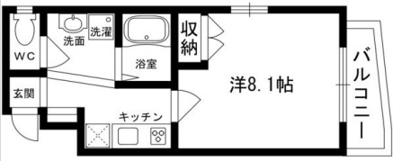 神戸市東灘区田中町(JR東海道本線(近畿)摂津本山)のマンション賃貸物件 間取画像