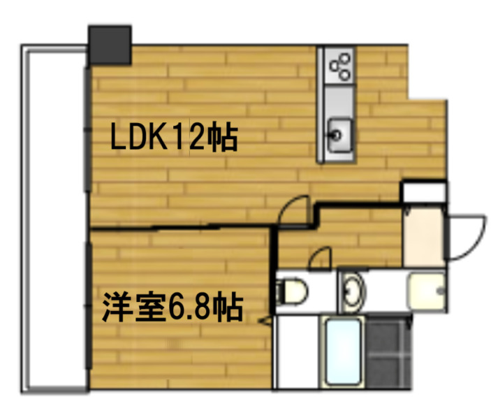 神戸市中央区雲井通(JR東海道本線(近畿)三ノ宮)のマンション賃貸物件 間取画像