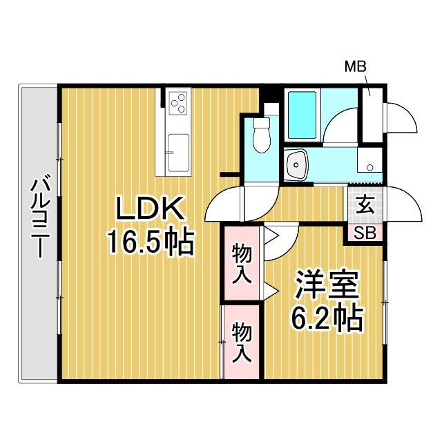 神戸市東灘区住吉本町(JR東海道本線(近畿)住吉)のマンション賃貸物件 間取画像