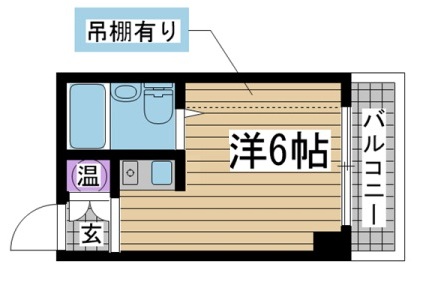 神戸市中央区元町通(JR東海道本線(近畿)神戸)のマンション賃貸物件 間取画像