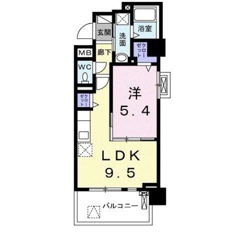 神戸市東灘区深江本町(阪神本線深江)のマンション賃貸物件 間取画像