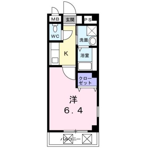 尼崎市名神町(JR東海道本線(近畿)尼崎)のマンション賃貸物件 間取画像
