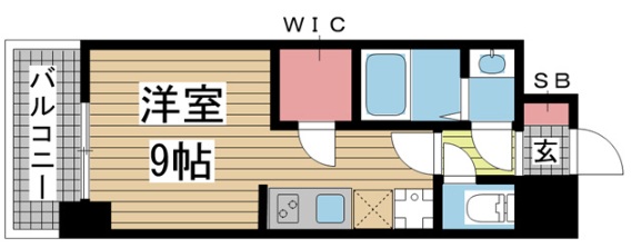 神戸市中央区花隈町(JR東海道本線(近畿)元町)のマンション賃貸物件 間取画像