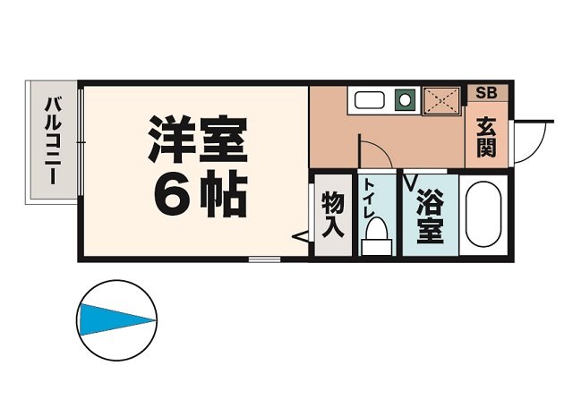 神戸市垂水区本多聞(神戸市営地下鉄線学園都市)のアパート賃貸物件 間取画像