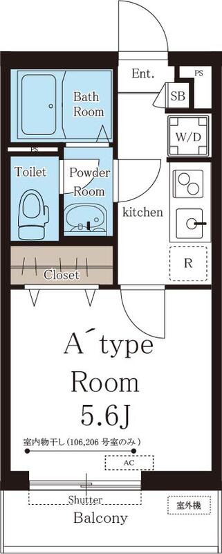 神戸市中央区野崎通(阪急神戸線春日野道)のマンション賃貸物件 間取画像