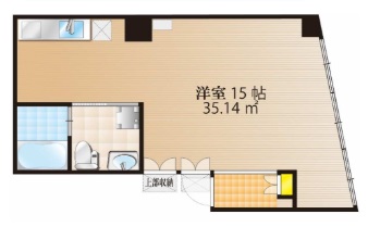 神戸市中央区熊内町(神戸市営地下鉄線新神戸)のマンション賃貸物件 間取画像