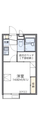 神戸市垂水区北舞子(JR山陽本線舞子)のアパート賃貸物件 間取画像