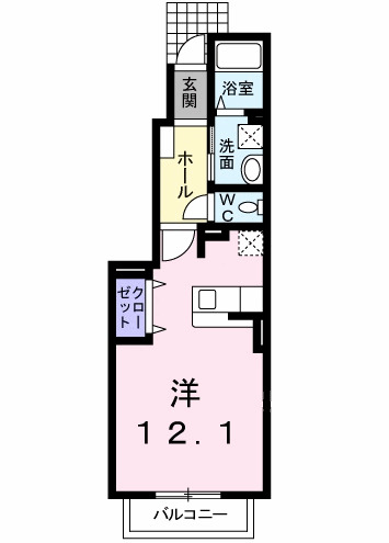神戸市垂水区多聞台(JR山陽本線舞子)のアパート賃貸物件 間取画像