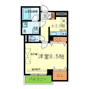 神戸市東灘区深江本町(阪神本線深江)のマンション賃貸物件 間取画像