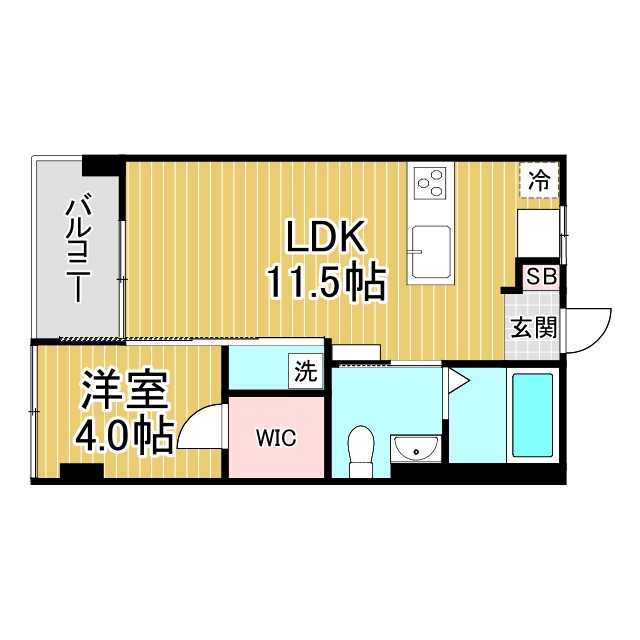 神戸市北区鈴蘭台東町(神戸電鉄有馬線鈴蘭台)のマンション賃貸物件 間取画像