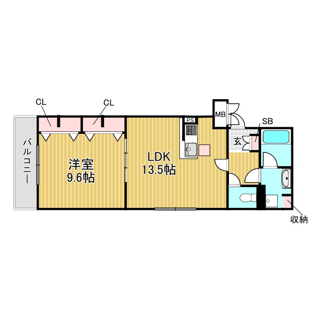 神戸市東灘区深江本町(阪神本線深江)のアパート賃貸物件 間取画像