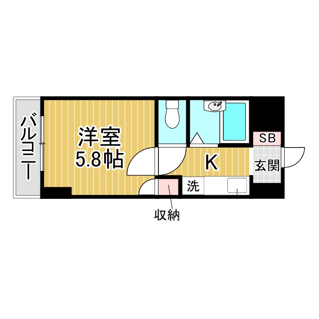 神戸市垂水区塩屋町(山陽電鉄線山陽塩屋)のマンション賃貸物件 間取画像