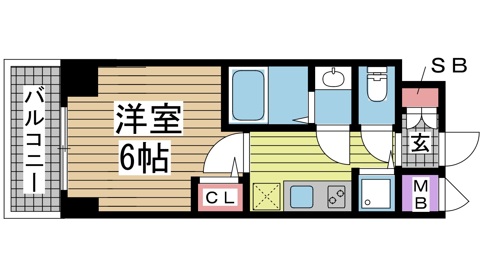 神戸市中央区加納町(JR東海道本線(近畿)三ノ宮)のマンション賃貸物件 間取画像