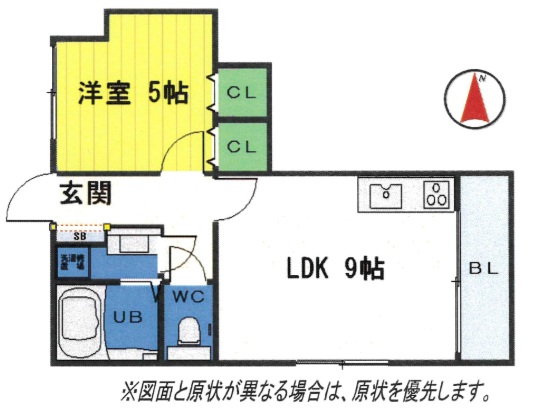 神戸市中央区坂口通(阪急神戸線春日野道)のマンション賃貸物件 間取画像