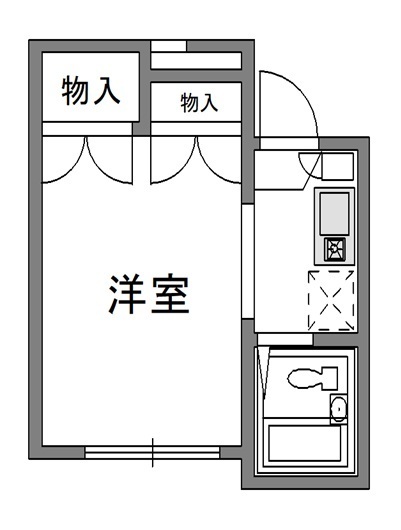 神戸市須磨区大手町(神戸市営地下鉄線板宿)のアパート賃貸物件 間取画像