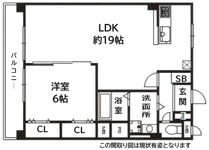 神戸市中央区野崎通(阪急神戸線春日野道)のマンション賃貸物件 間取画像