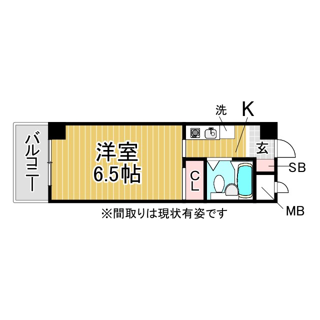 神戸市垂水区本多聞(山陽電鉄線西舞子)のマンション賃貸物件 間取画像