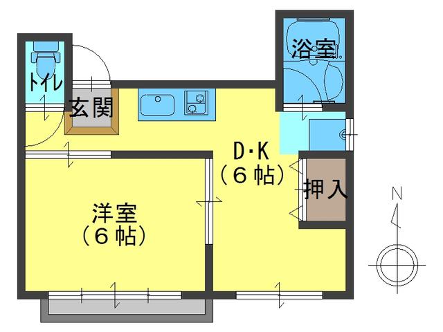 神戸市長田区長田天神町(神戸電鉄有馬線長田)のアパート賃貸物件 間取画像