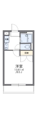 明石市大久保町西島(山陽電鉄線西江井ヶ島)のマンション賃貸物件 間取画像