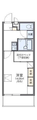 神戸市西区前開南町(神戸市営地下鉄線伊川谷)のマンション賃貸物件 間取画像