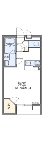 明石市魚住町住吉(JR山陽本線魚住)のアパート賃貸物件 間取画像