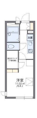 神戸市長田区駒ケ林町(神戸市営地下鉄海岸線駒ヶ林)のマンション賃貸物件 間取画像