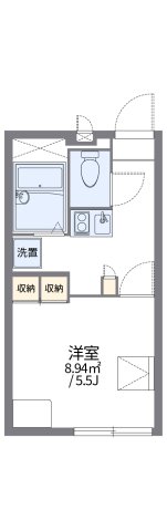 神戸市灘区浜田町(阪神本線新在家)のマンション賃貸物件 間取画像