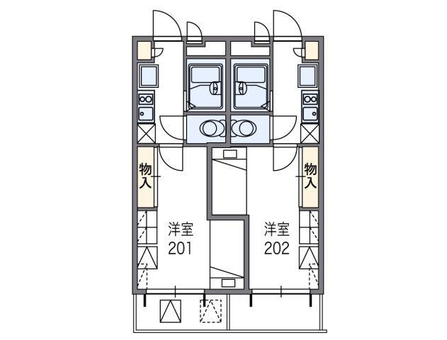 神戸市東灘区御影本町(阪神本線御影)のマンション賃貸物件 間取画像
