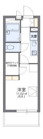 尼崎市常光寺(阪神本線杭瀬)のマンション賃貸物件 間取画像