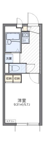 西宮市上ケ原八番町(阪急今津線甲東園)のアパート賃貸物件 間取画像