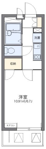 神戸市長田区一番町(神戸高速線高速長田)のマンション賃貸物件 間取画像