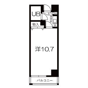 神戸市中央区中町通(神戸高速線高速神戸)のマンション賃貸物件 間取画像