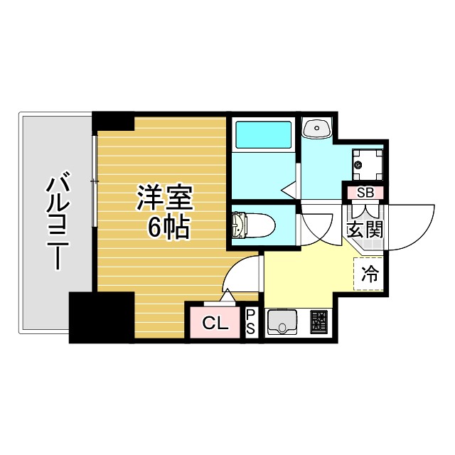 神戸市中央区国香通(阪急神戸線春日野道)のマンション賃貸物件 間取画像