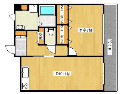 神戸市灘区一王山町(阪急神戸線六甲)のマンション賃貸物件 間取画像