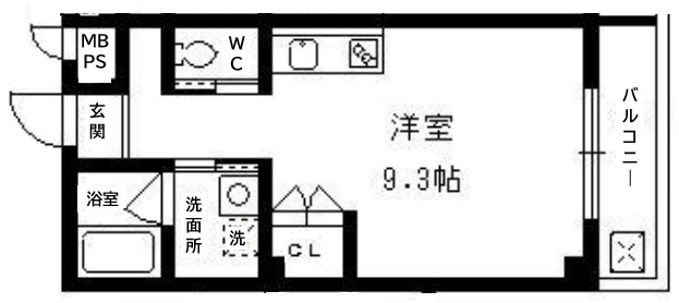 神戸市北区鈴蘭台東町(神戸電鉄有馬線鈴蘭台)のマンション賃貸物件 間取画像