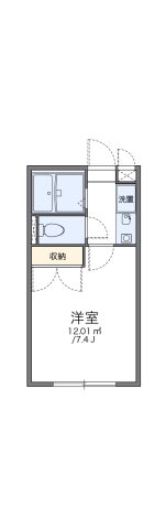 神戸市西区北別府(神戸市営地下鉄線伊川谷)のマンション賃貸物件 間取画像