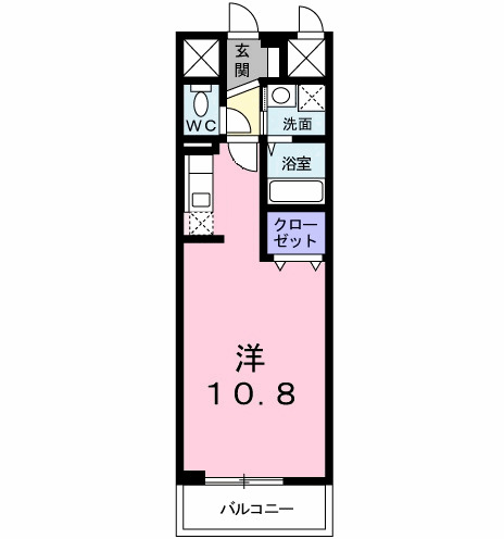 明石市二見町西二見駅前(山陽電鉄線西二見)のマンション賃貸物件 間取画像