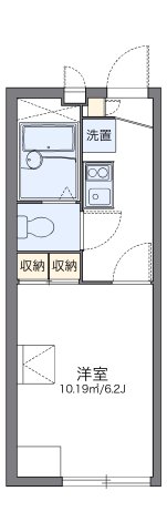 西宮市上ケ原山手町(阪急甲陽線甲陽園)のアパート賃貸物件 間取画像