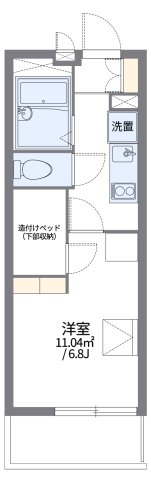神戸市灘区原田通(JR東海道本線(近畿)灘)のマンション賃貸物件 間取画像