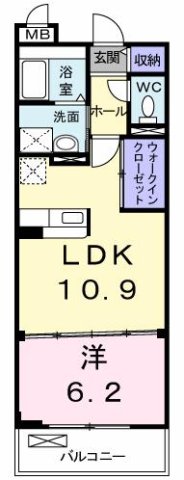 明石市二見町西二見(JR山陽本線土山)のマンション賃貸物件 間取画像