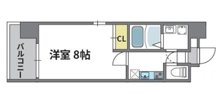 神戸市兵庫区大開通(JR山陽本線兵庫)のマンション賃貸物件 間取画像