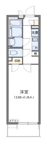 尼崎市東本町(阪神本線大物)のマンション賃貸物件 間取画像