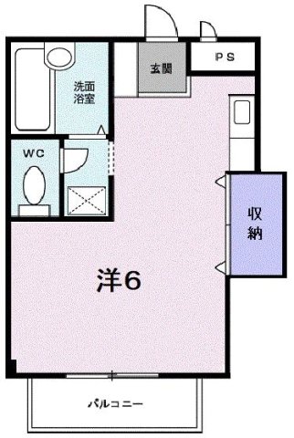 神戸市東灘区北青木(阪神本線青木)のアパート賃貸物件 間取画像