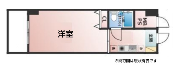神戸市中央区元町通(JR東海道本線(近畿)元町)のマンション賃貸物件 間取画像