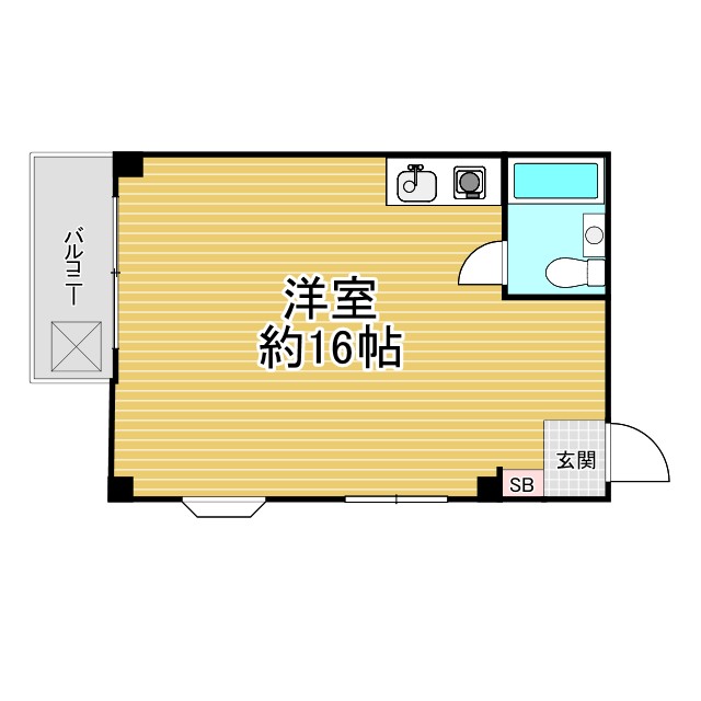 神戸市兵庫区西柳原町(JR山陽本線兵庫)のマンション賃貸物件 間取画像