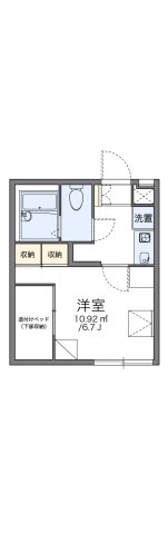神戸市長田区片山町(神戸市営地下鉄線長田)のアパート賃貸物件 間取画像