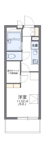 神戸市長田区駒ケ林町(神戸市営地下鉄海岸線駒ヶ林)のマンション賃貸物件 間取画像