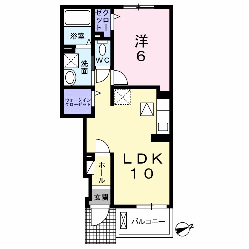 神戸市西区伊川谷町潤和(JR山陽本線明石)のアパート賃貸物件 間取画像